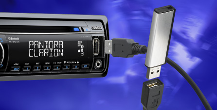Front USB slot with MP3/WMA compatibility