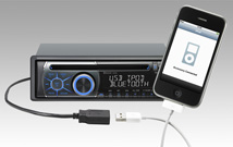 Connexion sans fil avec un téléphone cellulaire portable ou tout autre appareil possédant la technologie Bluetooth®. Supporte le profil HFP/HSP pour des appels Mains-Libres et A2DP/AVRCP pour la transmission de musique.