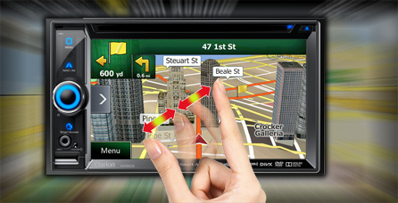 Multi-touch operation for intuitive zoom-in and zoom-out