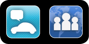 FB4car &Tweet4car - Exclusive In-Vehicle Facebook® & Twitter Applications