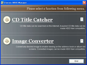 Der Music-Catcher des MAX973HD kann die CD-Titelinformationen für jeden Song automatisch aktualisieren, nachdem der Song auf dem Festplattenlaufwerk archiviert wurde. Falls die Datenbank Ihre Titelinformationen nicht zur Verfügung hat, synchronisiert die NAVI Manager Software Daten auf der Gracenote-Webseite und aktualisiert die Titelinformationen auf Ihrem Festplattenlaufwerk; zugleich ermöglicht Ihnen diese Software, Ihr Lieblingsbild oder das Albumcover auf dem Gerät anzuzeigen.
