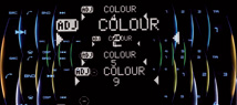 Belysning med 728 variable farver