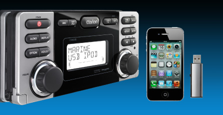 Control del iPod o iPhone conectado mediante USB con un mando a distancia alámbrico opcional