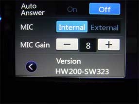 <b>3.4.</b> Confermare che l'aggiornamento alla versione HW200-SW323 è stato effettuato correttamente.