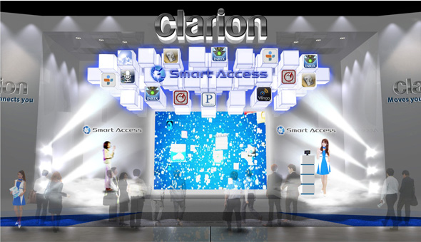 CEATEC JAPAN 2012 Clarionブースイメージ図