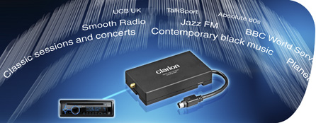 Parengtas naudoti su skaitmeninėmis garso transliacijomis (DAB) (reikalingas atskirai įsigyjamas DAB302E).