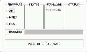 <b>2-4.</b>The NX501A will walk you through the update process now. Please touch the 