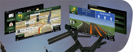 Built-in navigation system