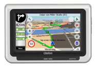 MAP770 Navigacijski zaslon