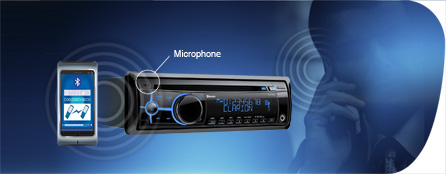 Parrot Bluetooth สำหรับการติดต่อสื่อสารบนระบบแฮนด์ฟรี ให้การเข้าถึงสมุดหมายเลขโทรศัพท์และการสตรีม audio