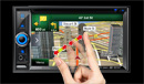 Multi-touch operation for intuitive zooming.