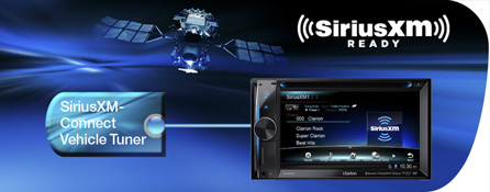 SiriusXM Satellite Radio Radio Reception with Optional Tuner