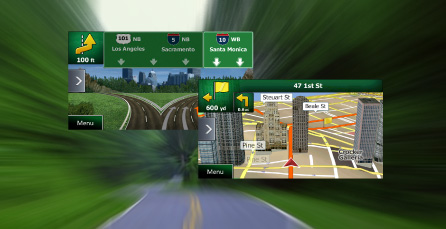 GPS Navigation with Rich Graphics and Superior Functionality