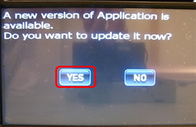 <b>Step 14:</b>
When you are asked to start the update, Select YES.