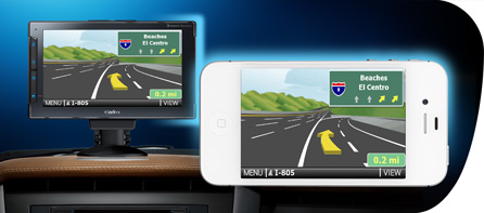 Aprovecha las funciones de navegación GPS de iPhone en tu vehículo