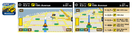 Navegación (MotionX®-GPS Drive)