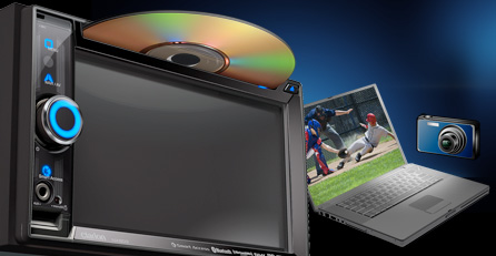 Ve una gran variedad de contenido visual con compatibilidad DVD