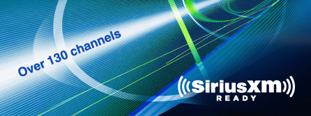 Radio satelital SiriusXM con sintonizador opcional