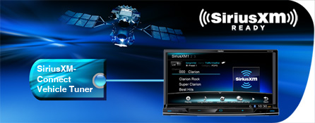 Radio satelital SiriusXM, recepción de radio con sintonizador opcional