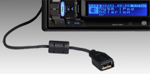 Rear USB connector compatible with WMDRM 10
