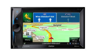 Clarion  This product features a touch screen car stereo, built-in  navigation and multimedia system for playing your digital files all at just  the right price.